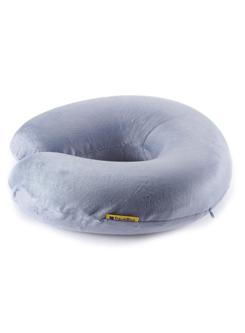 Poduszka podróżna rogal Travel Blue Memory Foam Pillow - blue