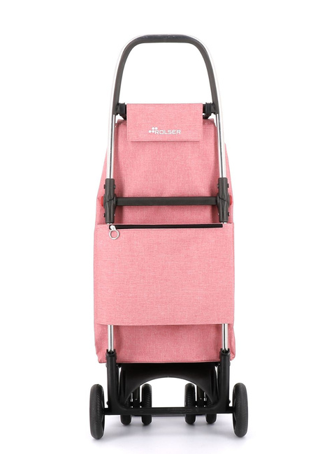 Wózek na zakupy składany Rolser I-MAX TWEED - coral