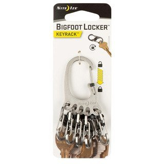 Karabinek na klucze BigFoot KeyRack Locker Nite Ize - stalowy