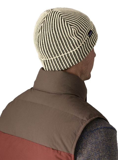 Czapka unisex Patagonia Fisherman's Rolled Beanie - contrast stripe / back