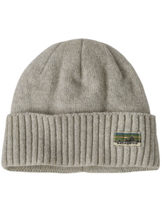 Czapka klasyczna Patagonia Brodeo Beanie - OG legacy label / crisp grey