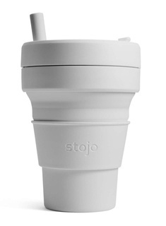 Składany kubek ze słomką Stojo Biggie 473 ml - cashmere