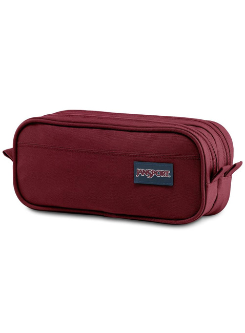 Piórnik dwukomorowy JanSport Large Accessory Pouch - russet red