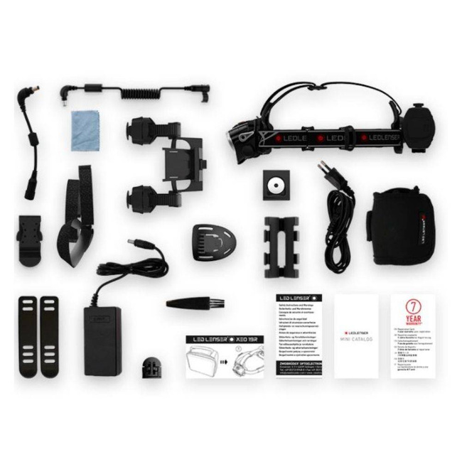 Czołówka / lampa czołowa XEO19 R Ledlenser z pokrowcem - black 
