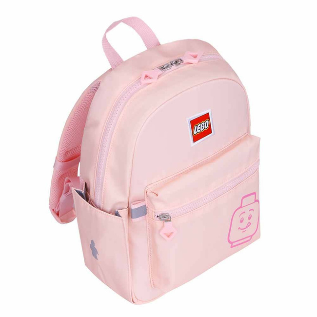Mały plecak Tribini Joy Small LEGO - emoji / pastel pink