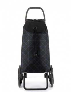 Składany wózek na zakupy Rolser I-MAX STAR 6 kółek - blue