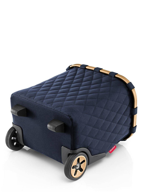 Wózek torba na zakupy Reisenthel Carrycruiser - frame / rhombus midnight gold