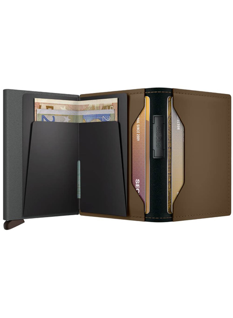 Portfel kieszonkowy RFID Secrid Bandwallet Matte - earth / beige