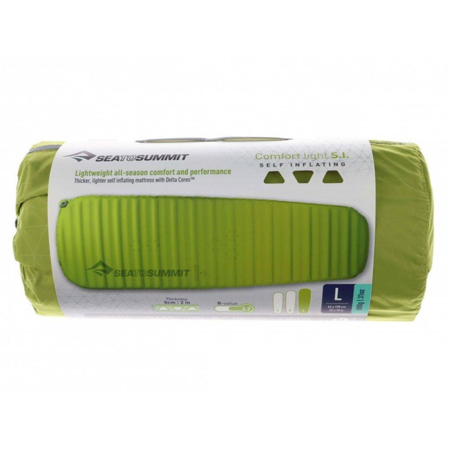 Mata samopompująca Sea To Summit Comfort Light SI L - lime