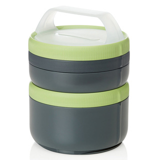 Pojemniki Humangear Stax XL EatSystem - grey / green