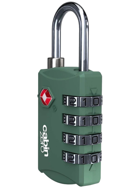 Kłódka szyfrowa do bagażu CabinZero TSA Travel Lock - sage forest