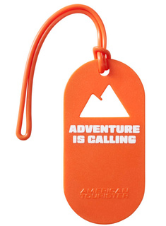 Zawieszki adresowe do bagażu American Tourister Func Tags 2 szt. - adventure is calling