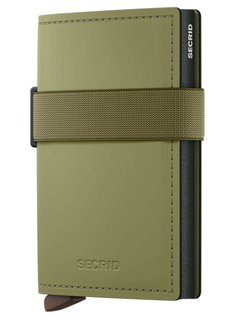 Portfel kieszonkowy RFID Secrid Bandwallet Matte - leaf / khaki