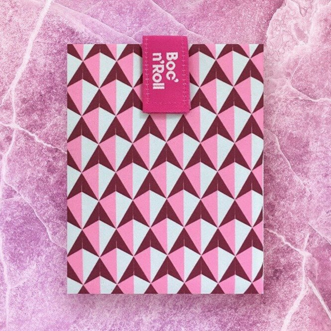 Chusta do pakowania kanapek Boc'n'Roll Tiles - pink