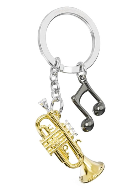 Brelok do kluczy zawieszka Metalmorphose - trąbka z nutą