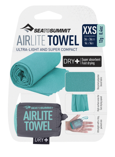 Ręcznik Sea to Summit Airlite Towel  XXS - baltic blue