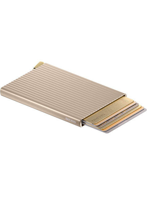 Etui na karty RFID Secrid Premium Cardprotector Fluted + - cashmere