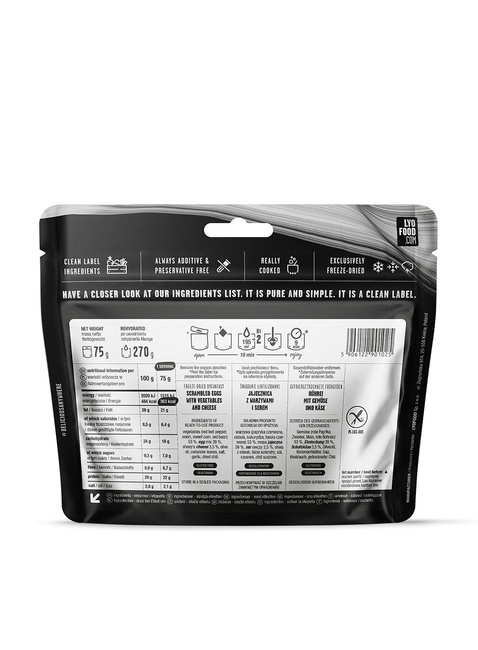 Liofilizowane danie jajecznica LyoFood Mexican Scrambled Egg 75 / 270 g 