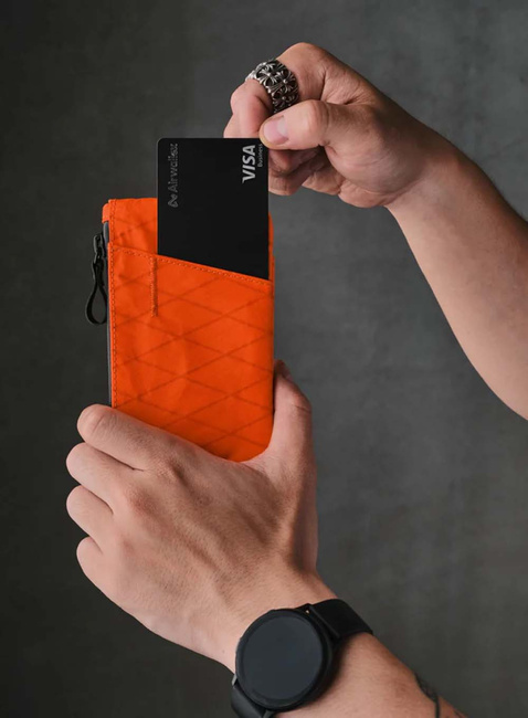 Portfel saszetka Alpaka Zip Cardholder - orange