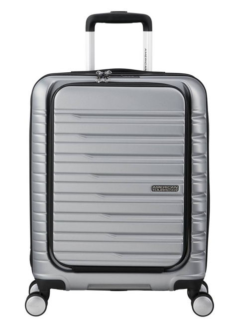 Walizka kabinowa American Tourister Flashline Frontloader - sky silver