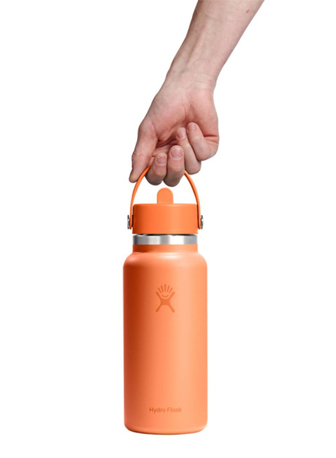Butelka termiczna ze słomką Hydro Flask Wide Mouth Straw Cap 946 ml - nectar
