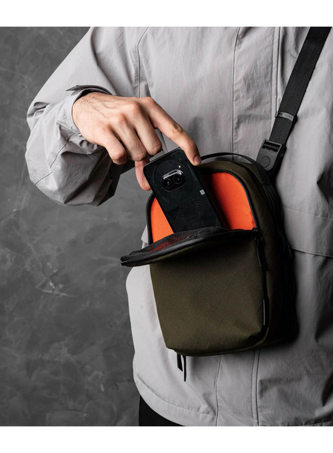 Torba crossbody Alpaka Metro Sling Max Axogrid - army green