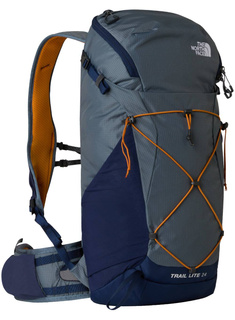 Plecak trekkingowy The North Face Trail Lite 24 - granite grey / summit navy / dust orange