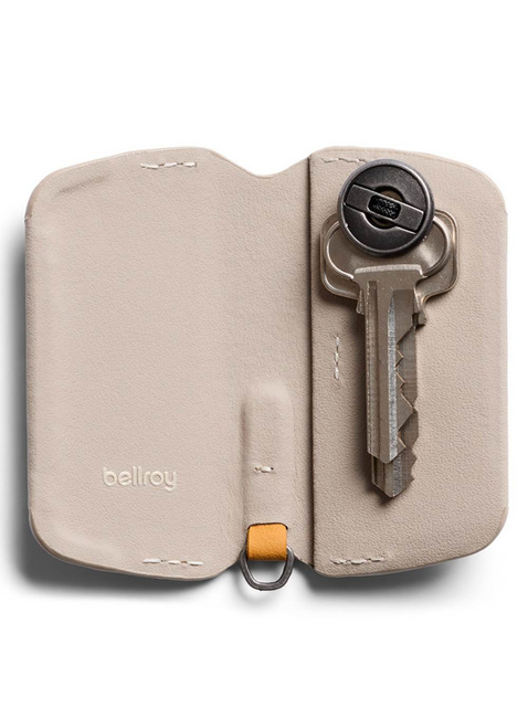 Skórzane etui na klucze Bellroy Key Cover (third edition) - tahini