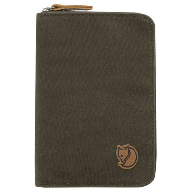 Paszportówka Fjallraven Passport Wallet - dark olive