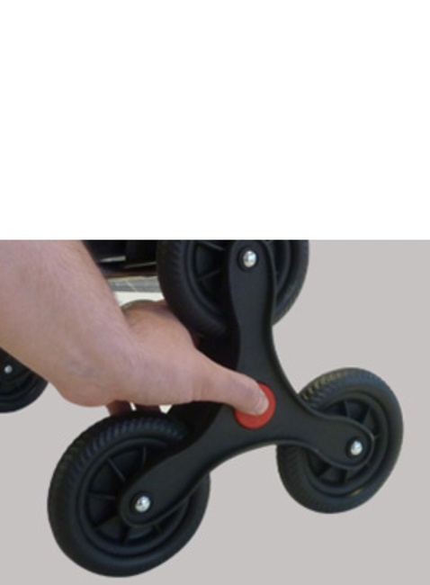 Wózek na zakupy Rolser I-Max Thermo Zen z 6 kołami- black