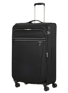 Walizka duża American Tourister AeroSpin EXP - black