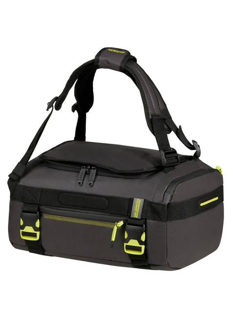 Torba plecak American Tourister Urban Track S Duffle Bag / Backpack - black / lime
