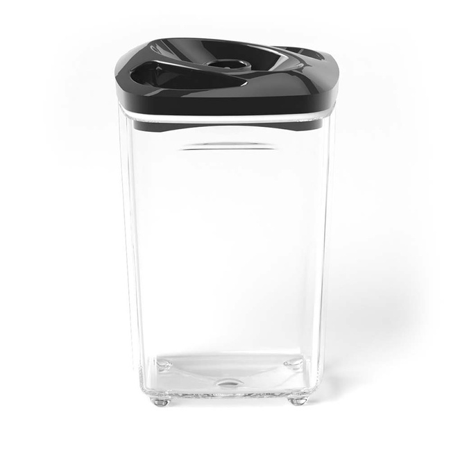 Zestaw 4 pojemników próżniowych na żywność Dafi SeeYoo - grafitowy