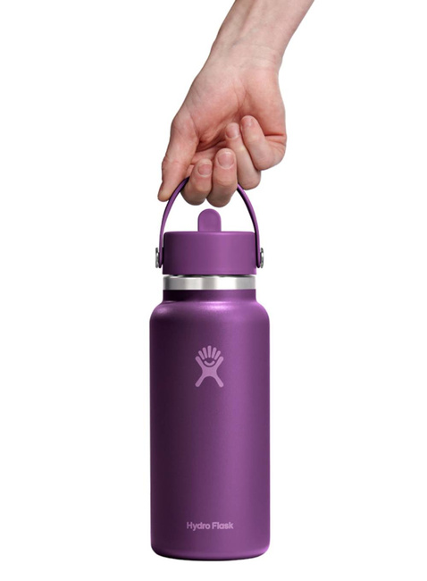 Butelka termiczna ze słomką Hydro Flask Wide Mouth Straw Cap 946 ml - beachplum