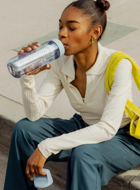 Butelka filtrująca LifeStraw Go 0,65 l - merlot me away