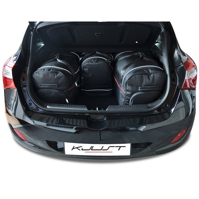 HYUNDAI I30 HATCHBACK 2012-2016 TORBY DO BAGAŻNIKA 4 SZT