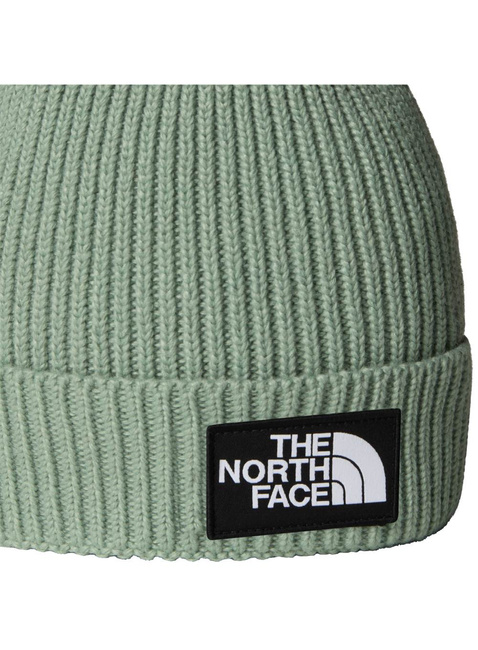 Czapka dziecięca The North Face Kids Logo Box Cuffed Beanie - slate moss