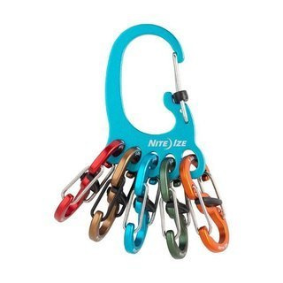 Karabinek na klucze BigFoot Locker™ KeyRack™ Nite Ize - aluminum / assorted