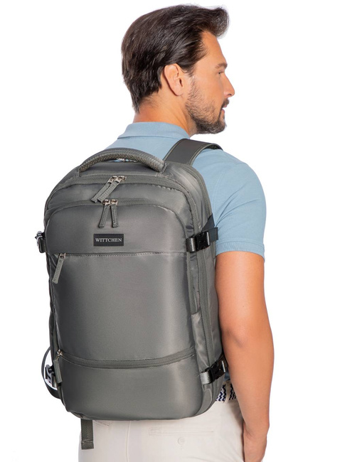 Plecak podróżny poszerzany Wittchen Free on Board 32 l - szary