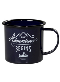 Kubek turystyczny Gentlemen's Hardware 325 ml - navy adventure begins