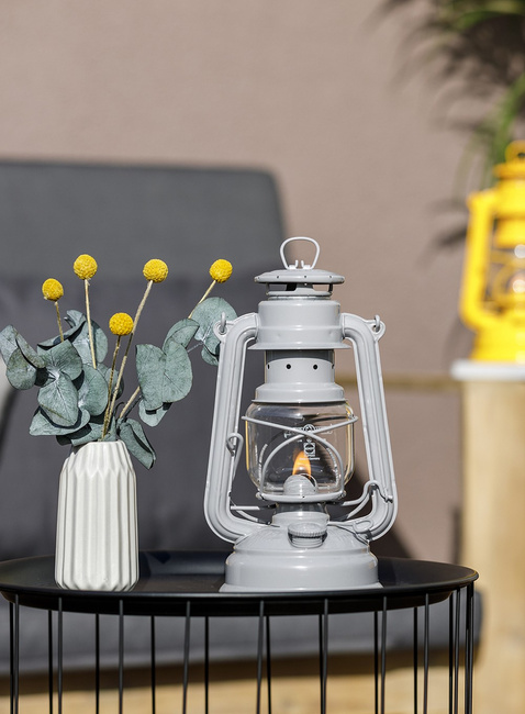 Lampa naftowa Feuerhand Hurricane Baby Special 276 - nordic grey