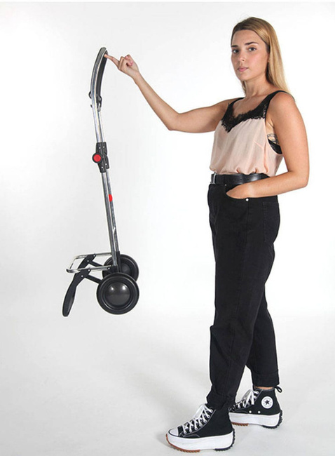 Zestaw Combo Rolser wózek składany I-Max MF 2L + torba - bordeaux