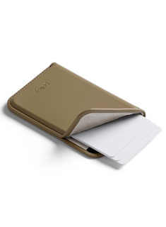 Skórzany portfel na karty Bellroy Mag Wallet - khaki