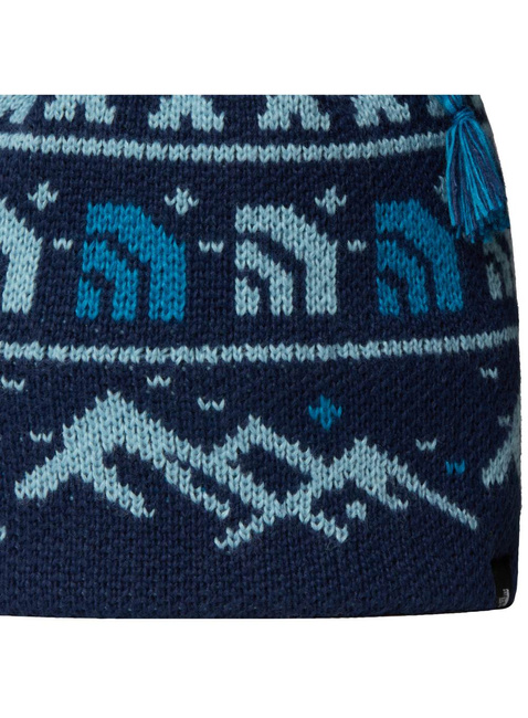 Czapka zimowa The North Face Cabin Ski Tuke - summit navy jacquard / tassel