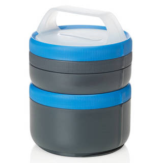 Pojemniki Humangear Stax XL EatSystem - grey / blue