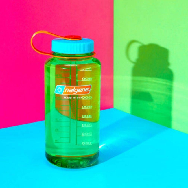 Bidon / butelka na wodę Wide Mouth 1 l Nalgene - cerulean