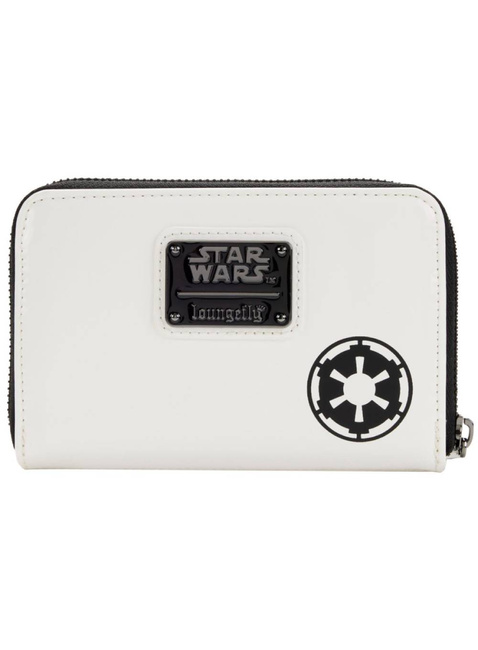 Portfel dziecięcy Loungefly x Star Wars Zip Around Wallet - Stormtrooper