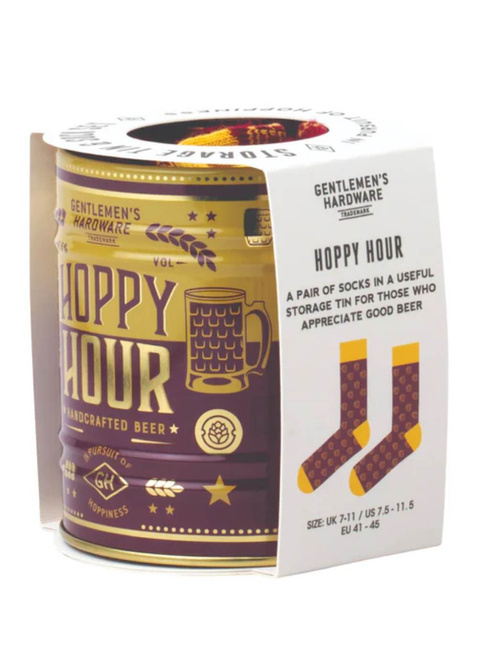 Skarpety męskie Gentlemen's Hardware Socks in a Can - beer