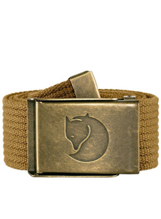 Pasek Fjallraven Canvas Brass 4 cm - buckwheat brown