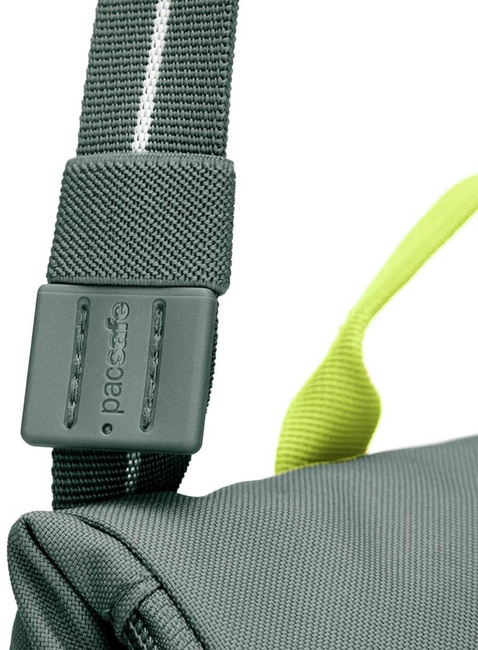 Torba antykradzieżowa z klapą Pacsafe GO Saddle Crossbody - spruce green